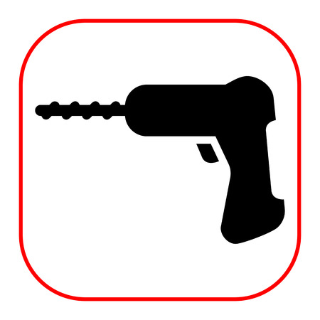 Icon of electric screwdriverのイラスト素材