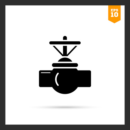 Globe valve iconのイラスト素材