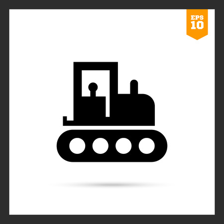 Tractor iconのイラスト素材