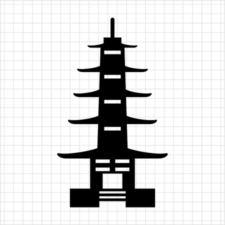 Pagoda iconのイラスト素材