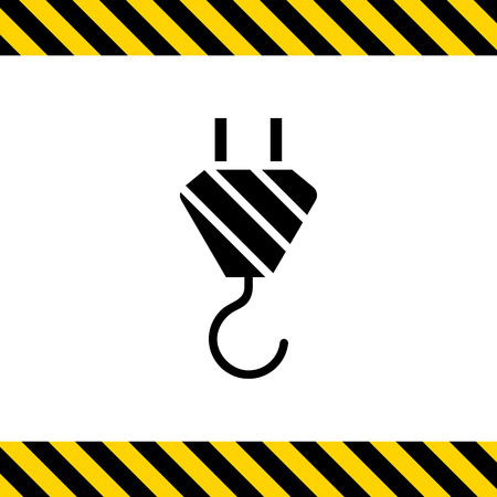 Crane hook iconのイラスト素材