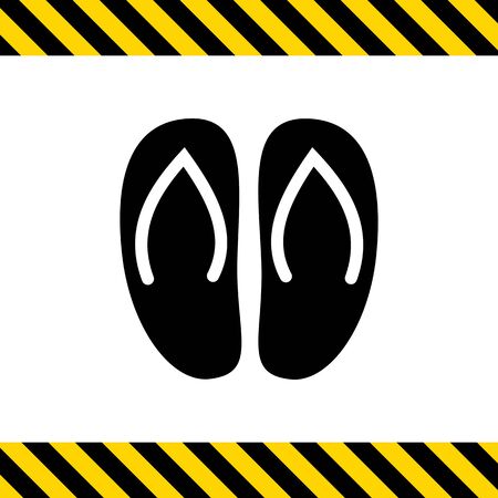 Flip-flops iconのイラスト素材
