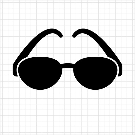 Sun glasses iconのイラスト素材