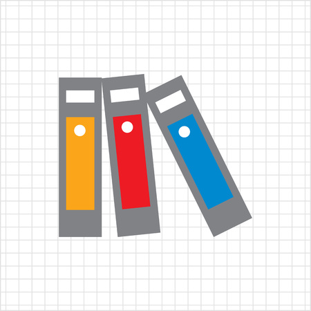 Archive folders iconのイラスト素材