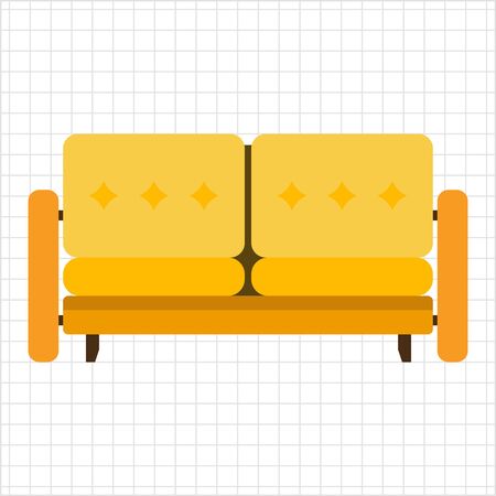 Couch iconのイラスト素材