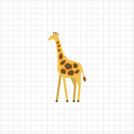 Giraffe iconのイラスト素材
