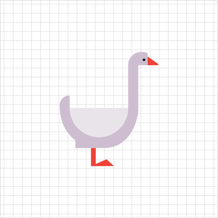 Goose iconのイラスト素材