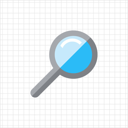 Magnifying glass iconのイラスト素材