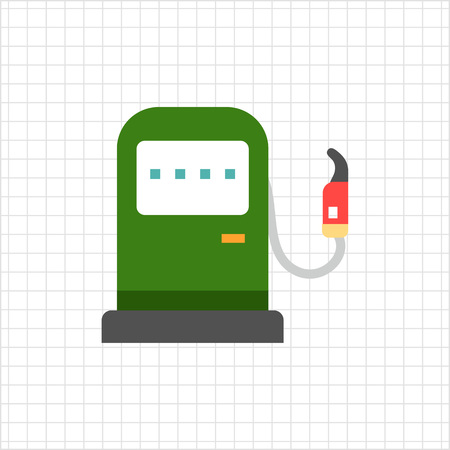 Petrol station iconのイラスト素材