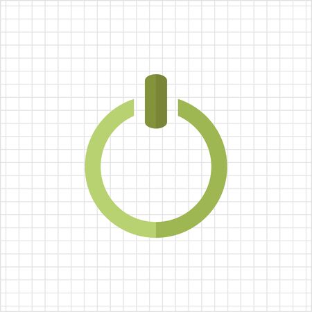 Power symbol iconのイラスト素材