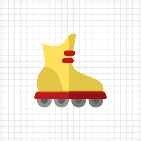 Roller blade iconのイラスト素材