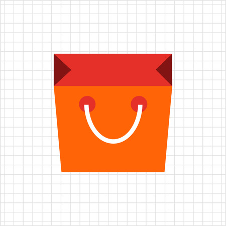 Icon of paper shopping bagのイラスト素材