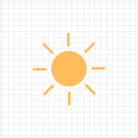 Icon of sum with beamsのイラスト素材