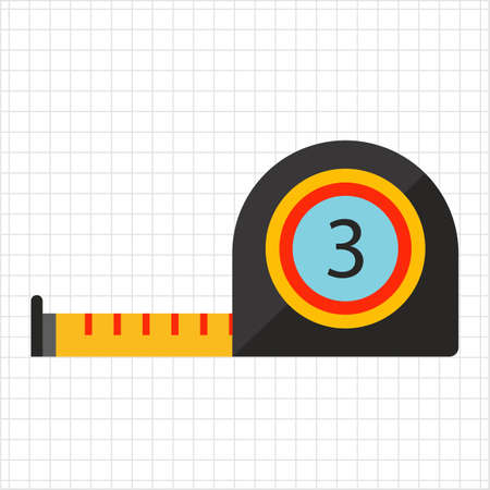 Tape measure iconのイラスト素材