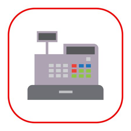 Cash register iconのイラスト素材
