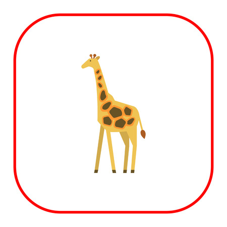 Giraffe iconのイラスト素材