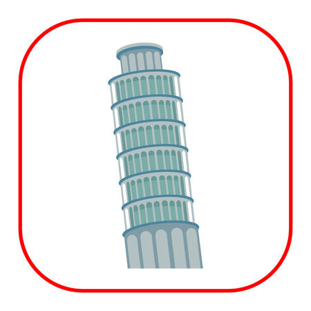 Pisa tower iconのイラスト素材