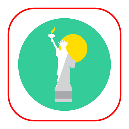 Statue of Liberty iconのイラスト素材