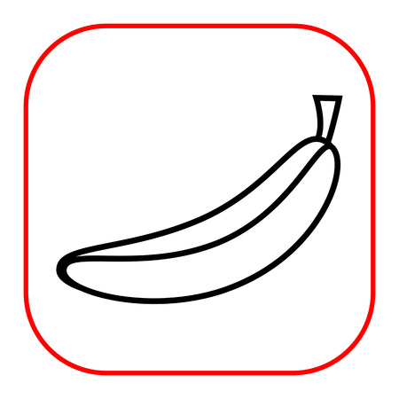 Banana iconのイラスト素材