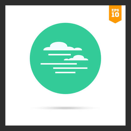 Icon of cloudsのイラスト素材