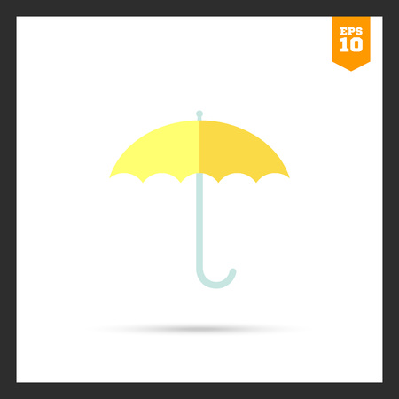 Icon of open umbrellaのイラスト素材