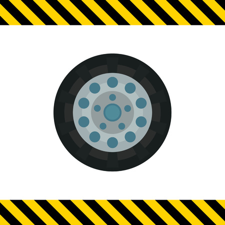 Car wheel iconのイラスト素材
