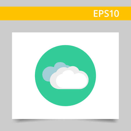 Icon of cloudsのイラスト素材