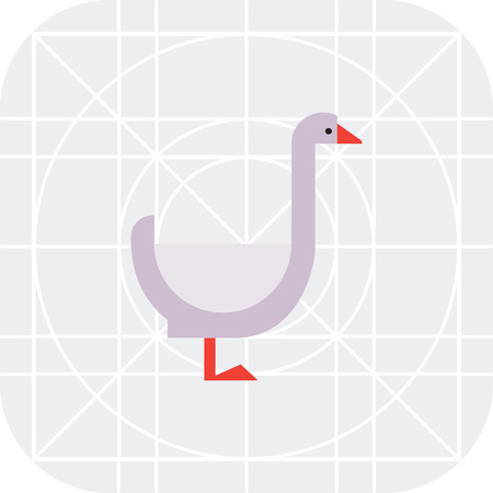 Goose iconのイラスト素材