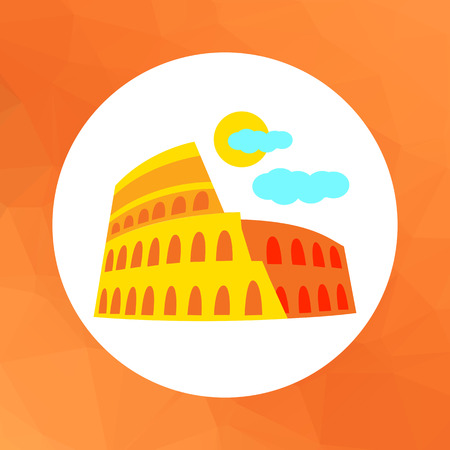 Coliseum iconのイラスト素材