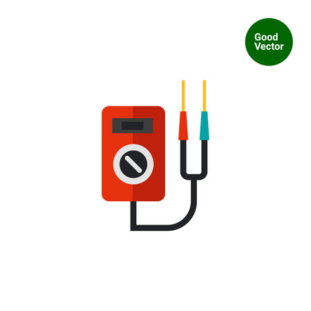 Multicolored vector icon of multi functional voltage indicatorのイラスト素材