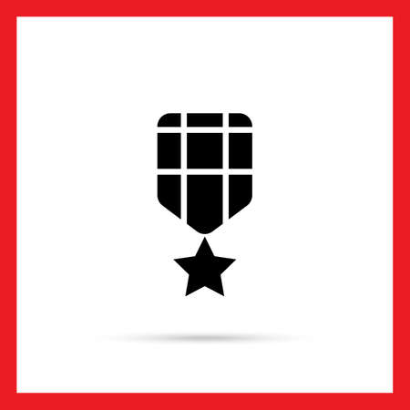 Star badge iconのイラスト素材
