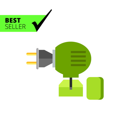 Multicolored vector icon of anti-mosquito fumigatorのイラスト素材