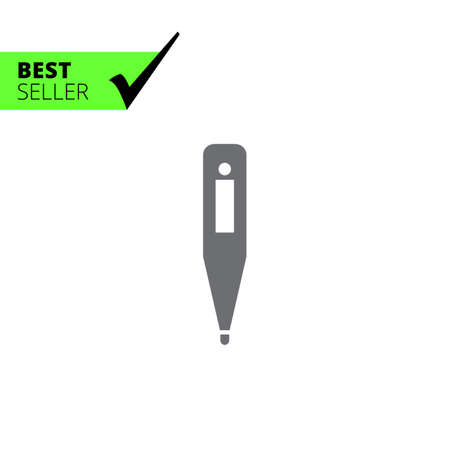 Icon of electronic thermometerのイラスト素材