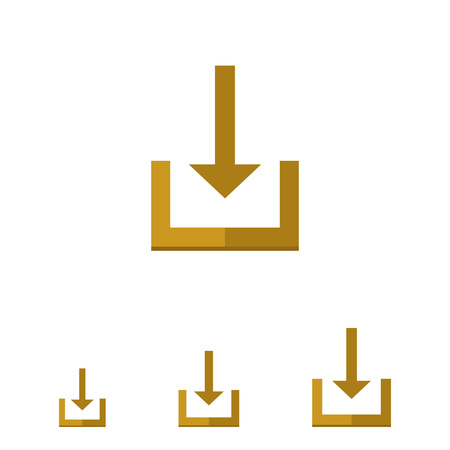 Download iconのイラスト素材