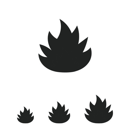Icon of flameのイラスト素材