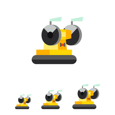 Multicolored vector icon of industrial equipment. Grinding machineのイラスト素材