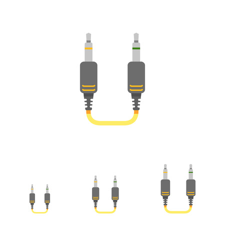 Jack connector iconのイラスト素材