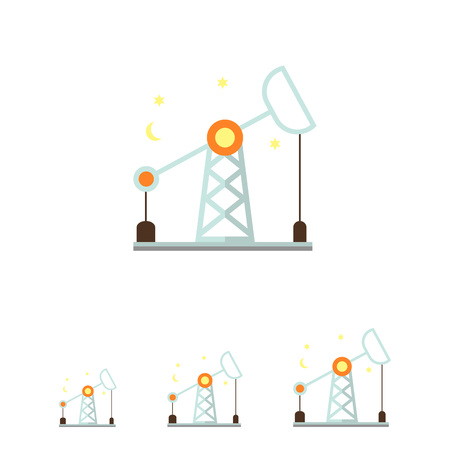 Oil rig iconのイラスト素材