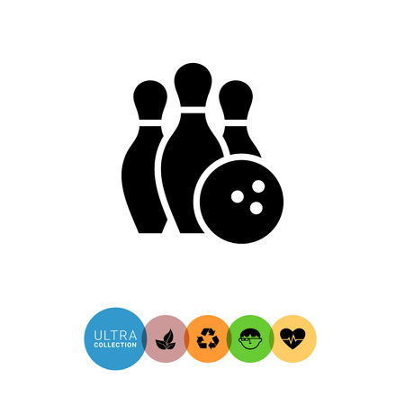 Icon of bowlingのイラスト素材