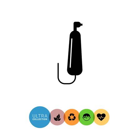 Vector icon of electric toothbrush with cordのイラスト素材