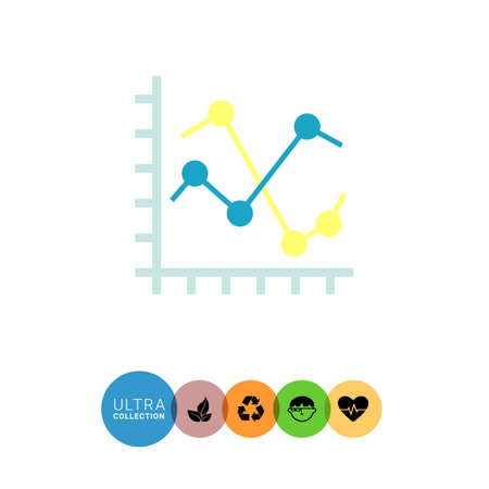 Icon of two lineのイラスト素材