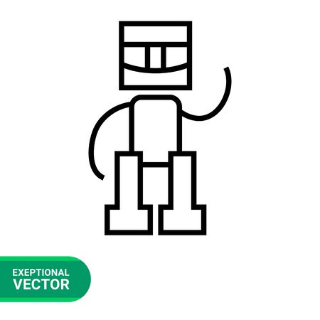 Icon of robot toyのイラスト素材