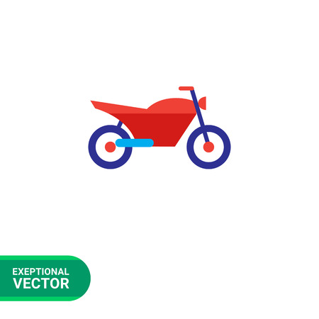 Sport motorcycle iconのイラスト素材