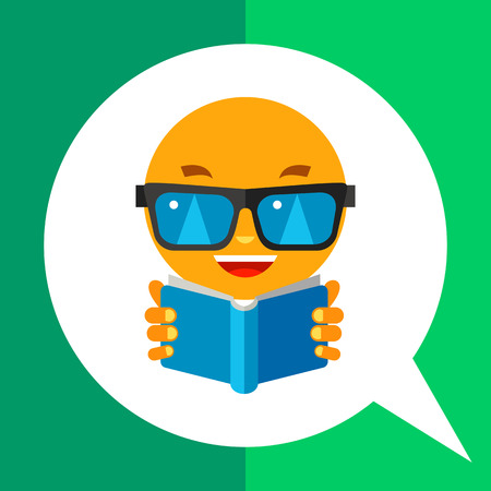 Multicolored vector icon of fashionable red glassesのイラスト素材