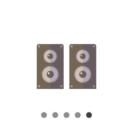 Acoustics speakers iconのイラスト素材