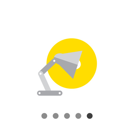 Desk lamp iconのイラスト素材