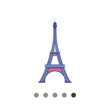 Eiffel tower iconのイラスト素材