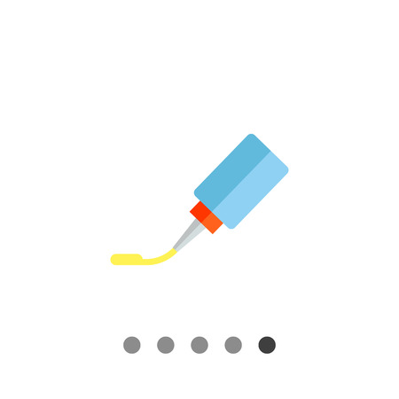 Glue tube. Office, fixing, tool. Glue concept. Can be used for topics like stationery, business, marketing.のイラスト素材
