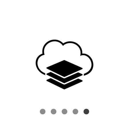Virtual machine. Computer system, software, operating system. Virtual machine concept. Can be used for topics like technology, computer, programmingのイラスト素材