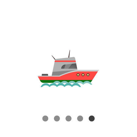 Yacht iconのイラスト素材